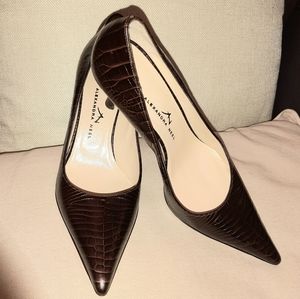 Alexandra Neel croc pumps